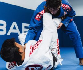 Private Brazilian Jiu Jitsu lesson at Gracie Barra Argyle in Argyle, Texas